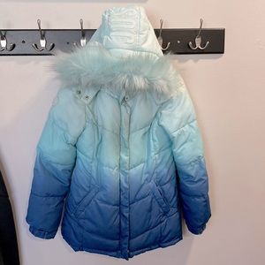 Justice Brand winter coat Ombré Blue
